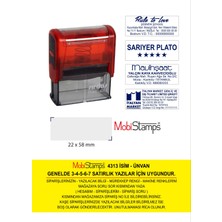 Sırdaş 4313 Otomatik (Büyük Boy Kaşe) 58X22 mm Baskı Alanı