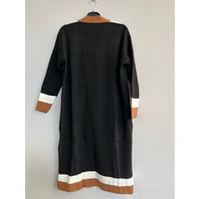 Geniş Şeritli Triko Hırka