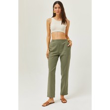 Arzu Özel Moda Atölyesi Unisex Arka Beli Lastikli Pantolon