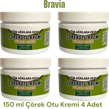 Bravia Çörek Otu Kremi 150 ml 4 Adet Büyük Boy