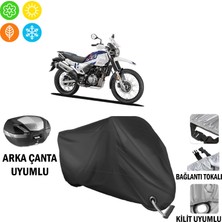 AUTOES Hero Xpulse 200 4V Branda Motosiklet Brandası Arka Çanta Bağlantı,kilit Uyumlu Siyah