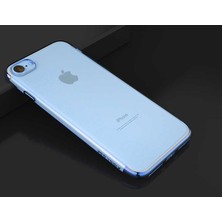 Musal iPhone 7/8/se Kılıf Ince Köşeleri Renkli Şeffaf Silikon