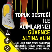 Exland Sport Ortopedik Koşu ve Yürüyüş Gel Tabanlığı - Kemer ve Metatarsal Destekli, Darbe Emici Jel Iç Tabanlık