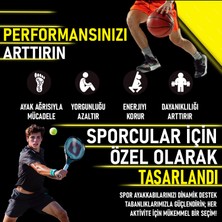 Exland Sport Ortopedik Koşu ve Yürüyüş Gel Tabanlığı - Kemer ve Metatarsal Destekli, Darbe Emici Jel Iç Tabanlık