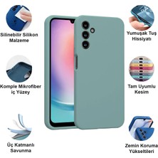 CepStok Samsung Galaxy A24 Kılıf Lansman Premium Silinebilir Silikon