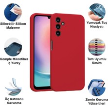 CepStok Samsung Galaxy A24 Kılıf Lansman Premium Silinebilir Silikon