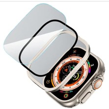 Cool Cold Apple Watch Metal Kasa Ultra 1/2 49MM Kapak Temperli Cam Ekran Koruyucu Su Geçirmez Koruyucu