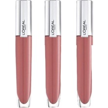 L'Oréal Paris 3 Adet Brilliant Signature Plump In Gloss Ruj 412 Heighten ve Rosıe