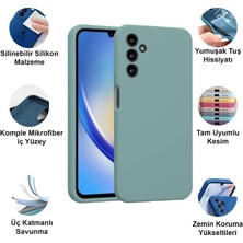 CepStok Samsung Galaxy A34 Kılıf Lansman Premium Silinebilir Silikon