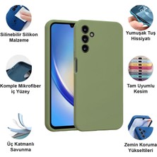 CepStok Samsung Galaxy A34 Kılıf Lansman Premium Silinebilir Silikon