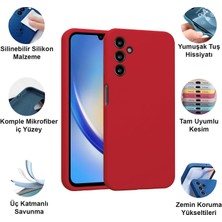 CepStok Samsung Galaxy A34 Kılıf Lansman Premium Silinebilir Silikon