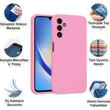 CepStok Samsung Galaxy A34 Kılıf Lansman Premium Silinebilir Silikon