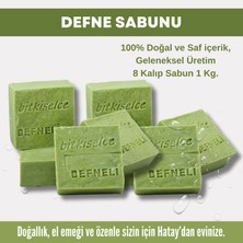 Bitkiselce Saf ve Doğal Içeriklerle Defneli Gar Sabunu  950 gr (8 Kalıp)