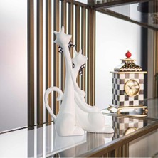 Ella's Design Studio Sevgili Kediler Biblo Beyaz