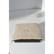 Eles Company Peluş Leopar Desenli Tablet Çantası, Peluş Leopar Desenli Tablet Kılıfı