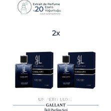 Un Petit Luxe Premium Hediye Kutulu Gallant Extrait De Parfume - Exclusive Erkek Parfüm Seti 50 ml 2'li