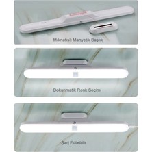Hü Ma Tasarım ve Aksesuar Mutfak Tezgah Dolap Için Şarjlı LED Işık USB Şarjlı Kablosuz Mıknatıslı LED Lamba 3 Farklı Işık Renk