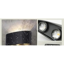 Günışığı Hüzmeli LED Aplik 220 V Haiti Su Geçirmez 10W 3200K Iç Dış Mekan Bahçe Aydınlatma