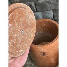 Polen Stone Gül Pempesi Mermer 7'li Banyo Takımı Özel Seri Yeni Mermer