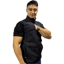 Bafaco Tekstil /  Soft Shell  Siyah Yelek