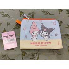 Bundle Island Çocuk Fermuarlı Para Çantası Cüzdan Kuromi Hello Kitty Figürlü Suni Deri
