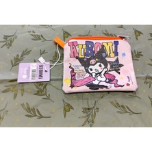 Bundle Island Çocuk Fermuarlı Para Çantası Cüzdan Kuromi Hello Kitty Figürlü Suni Deri