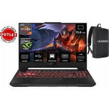 Asus Tuf Gaming A15 Amd Ryzen 7 7735HS 8 GB 512 GB SSD Nvidia Geforce Rtx 4060 15,6” W11 Gaming Notebook FA507NV-LP034W(OUTLET)