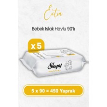 Just Cheap Store Nessiworld Sleepy Ekstra Islak Havlu Mendil 5 x 90 450 Yaprak