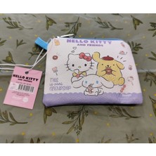 Bundle Island Çocuk Fermuarlı Para Çantası Cüzdan Kuromi Hello Kitty Figürlü Suni Deri