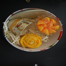 Yılbaşına Özel Sonbahar Renkleriye Hazırlanmış Soya Wax Mum