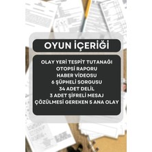 Kanlı Sevgililer Günü - Dedektif Oyunu - Dedektiflik Oyunu - Kutu Oyunu - Cinayet Oyunu - Zeka Oyunu