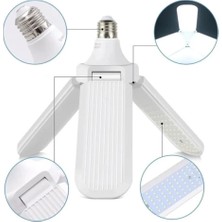 Pilelistore Pervane Ampül 45 W 3 Kollu Katlanır Pervane LED Ampül Tasarruflu Kanatlı LED