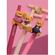 Nandy Strawbear 0.7 Versatil Kalem Renkli ve Eğlenceli Tasarım ile Kullanım Kolaylığı