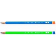 Faber Castell 2b Üçgen Mercanlı Kurşun Kalem Neon Renkler
