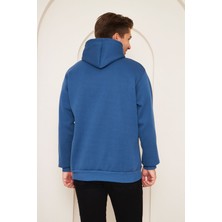 Unisex Hoodie Kalın Oversize Kapüşonlu Sweatshirt