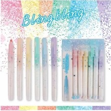 Chosch Bling Simli Fosforlu Kalem 6 Renk