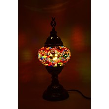 Woodhub Mozaik Lamba ,mozaik Masa Üstü Lamba, Mozaik Lamba El Işi ,sıvama Masa Lambası Mi x  Model7