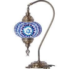Woodhub Mozaik Masaüstü Abajur Otantik Dekor Lamba Gece Lambası