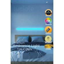 Woodhub Uzaktan Kumandalı LED Lamba - Yatak Üstü, Tv Yanı ,oturma Odası - Rgb Çok Renkli LEDAP14