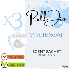 PellDio Home 3'lü Whitesoap Dolap Kokusu Ayakkabılık ve Çekmece Kokusu Kesesi