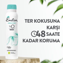 Emotion Aqua Kiss 3'lü Kadın Deodorant (3 x 150 ml)