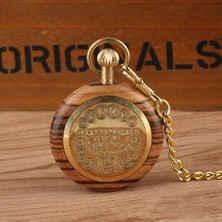 Xinhang Vintage Cebi Abanoz Dijital Kadran Büyük Cep Izle Vintage Ahşap Kuvars Cebi Hediye Pocket Watch | Cep ve Amp;fob Saatler (Yurt Dışından)