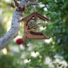 Xinhang Vintage Ahşap Çekici Ahşap Birdhouse Bahçe Hediyeler Avlu Villa Balkon Kuş Besleyici Açık Bahçe Dekorasyon | Kuş Kafesleri ve Amp;yuvalar (Yurt Dışından)