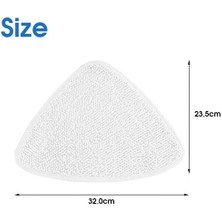 Xinhang Üçgen Paspas Yedek Bez Temizleme Bezi Buhar Paspas Paspas (Yurt Dışından)