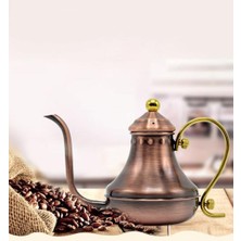 Xinhang 420 ml Kraliyet Bronz Kahve Damla Pot Kolu Filtre Cezve Kahve Percolatörler Paslanmaz Çelik Cezve Uzun Yere Oretek | Kahve Tencere (Yurt Dışından)