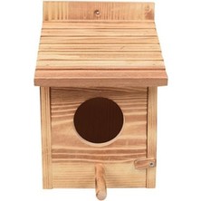 Xinhang Büyük Yuva Yuva Evi Kuş Evi Kuş Evi Kuş Kutusu Açık Birdhouse Ahşap Kutu Yuvarlak Kapı | Kuş Kafesleri ve Amp;yuvalar (Yurt Dışından)