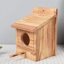 Xinhang Büyük Yuva Yuva Evi Kuş Evi Kuş Evi Kuş Kutusu Açık Birdhouse Ahşap Kutu Yuvarlak Kapı | Kuş Kafesleri ve Amp;yuvalar (Yurt Dışından)