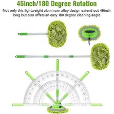 Yükseltme Bölümü Teleskopik Araba Yıkama Paspası Süper Emici Araba Temizleme Araba Fırçaları Paspas Pencere Yıkama Alet Toz Balmumu Paspas Yumuşak (Sadece 1 Fırça Kafası) (Yurt Dışından)
