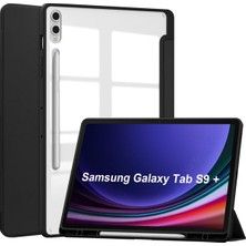 Sudo Samsung Galaxy Tab S9 Plus Için Darbeye Dayanıklı Şeffaf Tablet Kılıfı (Yurt Dışından)