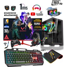 Zeiron Panter X85 Ryzen 5 5600 32GB Ram 512 GB M.2 Nvme 8gb RTX4060 24" 165Hz Sıvı Soğutmalı Masaüstü Oyuncu Bilgisayarı